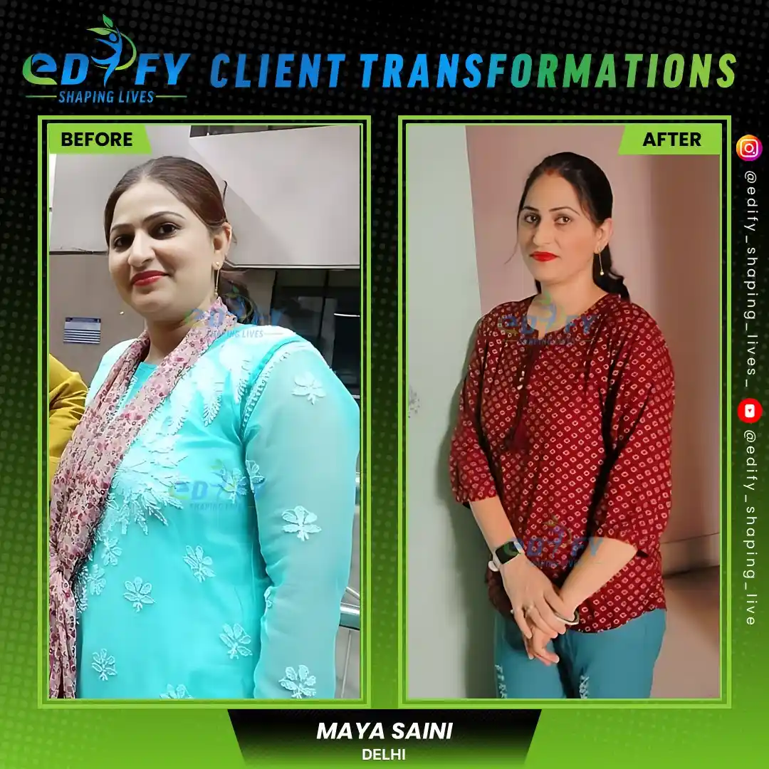 Success Stories of Maya Saini from Delhi managed Thyroid naturally with our balanced nutrition approach