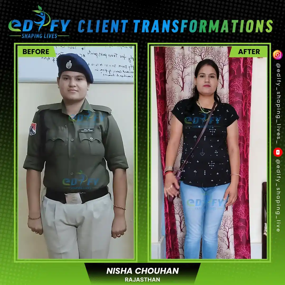 Success Stories of Nisha Chouhan from Marwar successfully reduced weight and improved overall health
