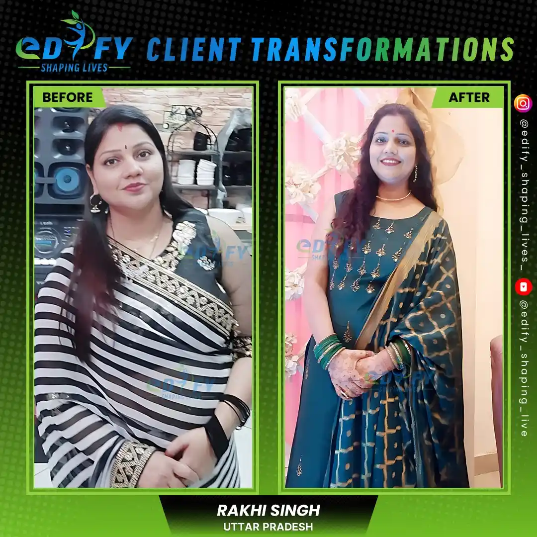 Success Stories of Rakhi Singh from UP boosted her hemoglobin and lost weight with our expert plans
