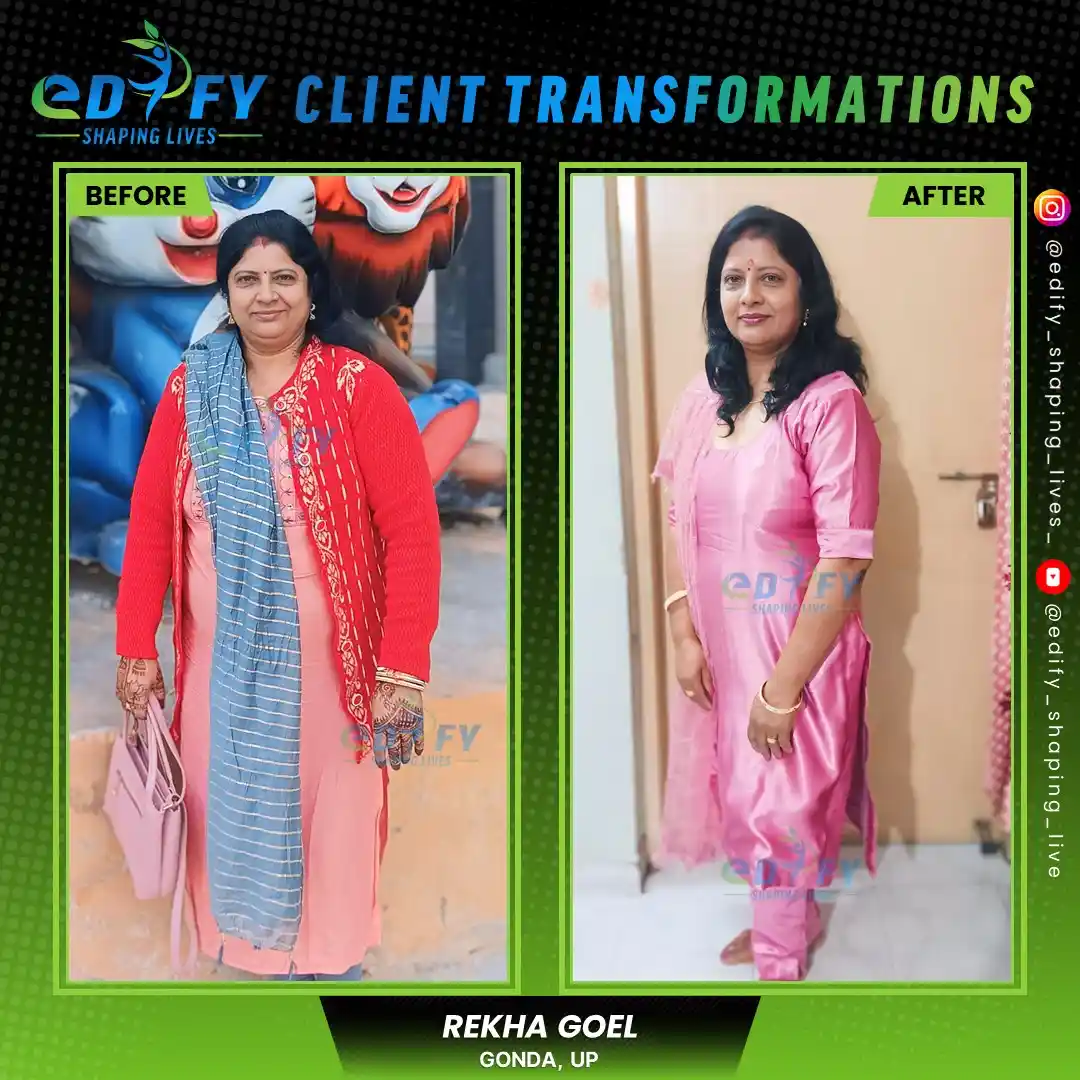 Success Stories of Rekha Goel from Gonda managed High BP and Asthma while improving fitness