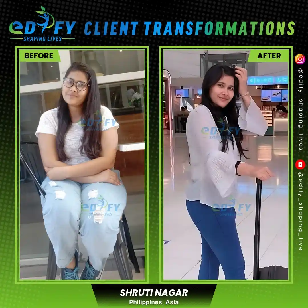 Success Stories of Shruti Nagar from Philippines managed Thyroid (25mg) and reduced weight naturally