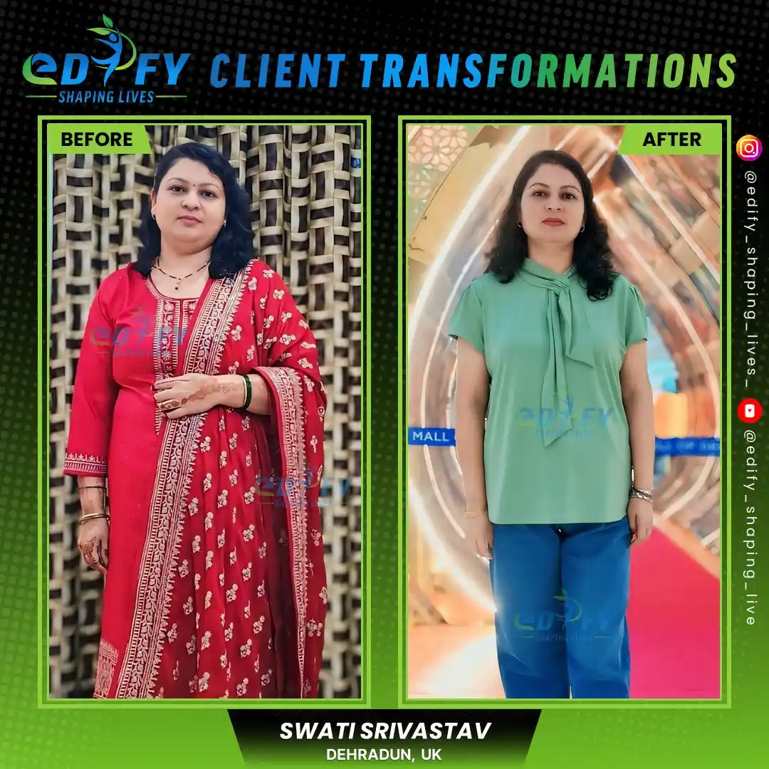 Success Stories of Swati Srivastav from Dehradun overcame constipation, cervical issues, and lost weight