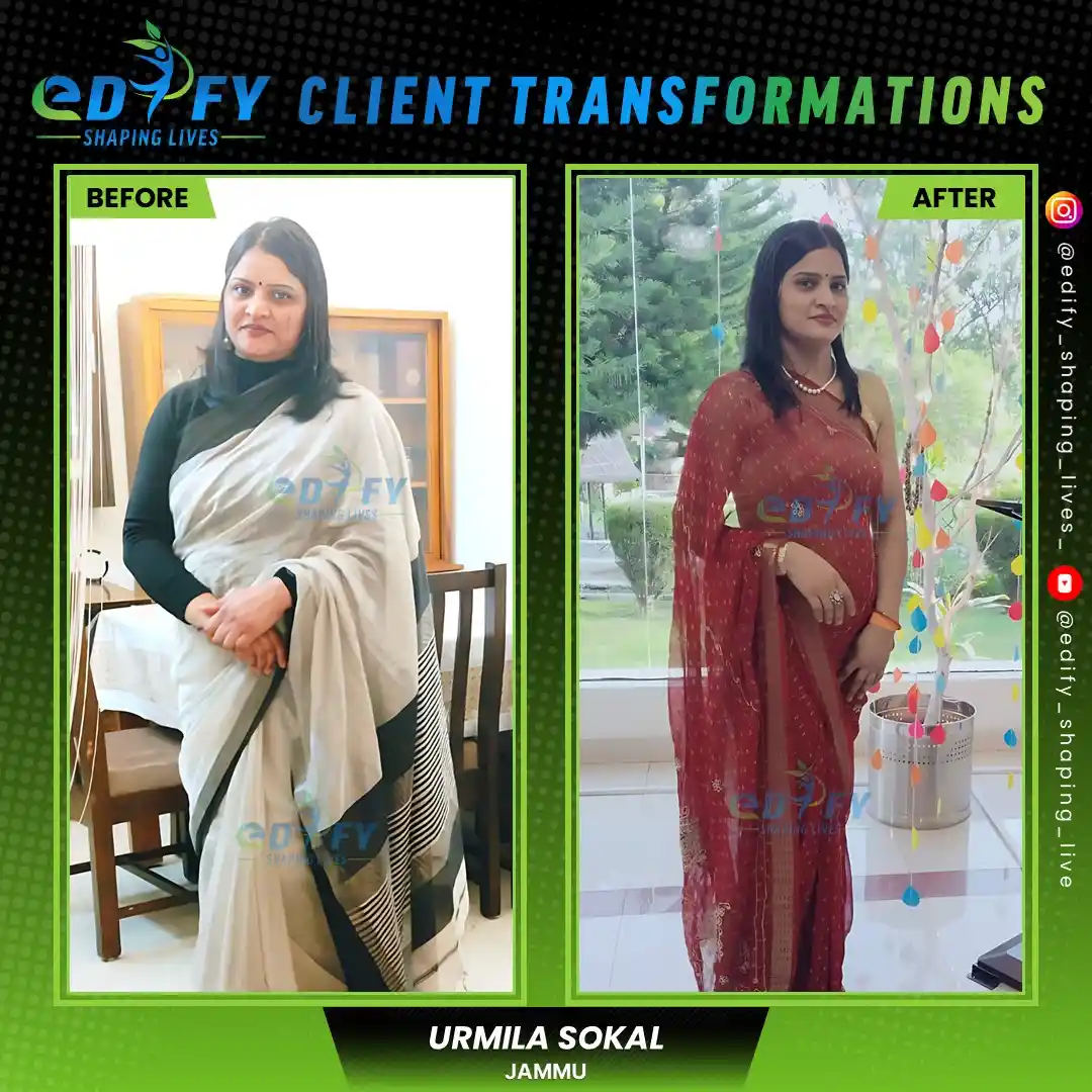 Success Stories of Urmila Sokal from Jammu successfully reduced weight and gained health